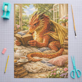 Papier Mousseline Découpage Dragon de Lecture Confortable