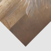 Papier Mousseline Découpage Dramatique Griffon Colonnes Anciennes Ro (Détail)