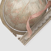 Papier Mousseline Decoupage Drawer Panel Whimsical Circus Story Book (Détail)