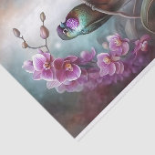 Papier Mousseline Découpage du bijou orchidée (Détail)