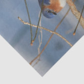 Papier Mousseline Découpage du bleuet d'hiver (Détail)