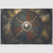 Papier Mousseline Découpage du bouclier viking (Recto)