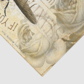 Papier Mousseline Découpage du bouquet de roses d'insectes d'abeille (Détail)