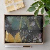 Papier Mousseline Découpage du bouquet de tournesol d'or (Cadeau)