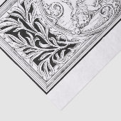 Papier Mousseline Découpage du cadre de lion (Détail)