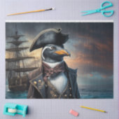 Papier Mousseline Découpage du capitaine du navire Penguin | Whimsy (Artisanat)