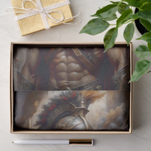 Papier Mousseline Découpage du centurion romain (Cadeau)