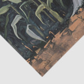 Papier Mousseline Découpage du champ de maïs fantôme lunatique (Détail)