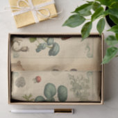 Papier Mousseline Découpage du champignon vintage (Cadeau)