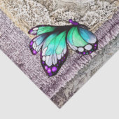 Papier Mousseline Découpage du château de Faux Denim & Lace Imaginai (Détail)