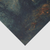 Papier Mousseline Découpage du chemin d'automne de la lune (Détail)