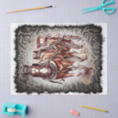 Papier Mousseline Découpage du cheval (Artisanat)