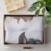 Papier Mousseline Découpage du cheval (Cadeau)