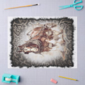 Papier Mousseline Découpage du cheval (Artisanat)