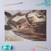 Papier Mousseline Découpage du cheval (Artisanat)