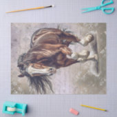 Papier Mousseline Découpage du cheval (Artisanat)