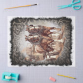 Papier Mousseline Découpage du cheval (Artisanat)