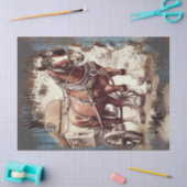 Papier Mousseline Découpage du cheval (Artisanat)