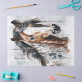 Papier Mousseline Découpage du cheval Appaloosa (Artisanat)