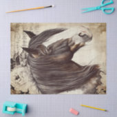 Papier Mousseline Découpage du Cheval de Cob irlandais (Artisanat)