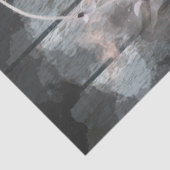 Papier Mousseline Découpage du cheval friésien noir (Détail)