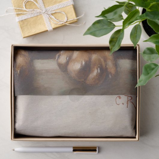 Papier Mousseline Découpage du chiot mignon Dachshund (Cadeau)