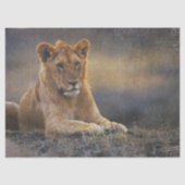 Papier Mousseline Découpage du club de lions (Recto)