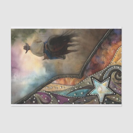 Papier Mousseline Découpage du conducteur occidental (Recto)