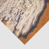 Papier Mousseline Découpage du coucher de soleil sur la plage (Détail)