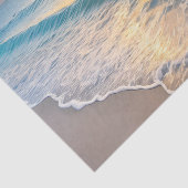 Papier Mousseline Découpage du coucher de soleil sur la plage (Détail)