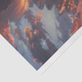 Papier Mousseline Découpage du coucher du soleil du train occidental (Détail)