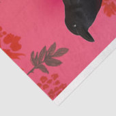 Papier Mousseline Découpage du crâne gothique de squelette (Détail)