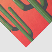 Papier Mousseline Découpage du désert du Saguaro Cactus (Détail)