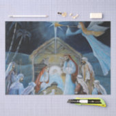 Papier Mousseline Découpage du directeur de la Nativité de Noël (Artisanat)