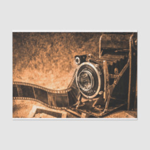 Papier Mousseline Découpage du film de caméra de photographie vintag