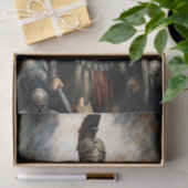 Papier Mousseline Découpage du guerrier spartiate (Cadeau)