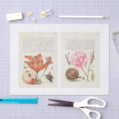 Papier Mousseline Découpage du jardin de calligraphie florale (Artisanat)