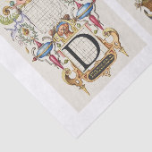 Papier Mousseline Découpage du jardin de calligraphie florale (Détail)