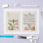 Papier Mousseline Découpage du jardin de calligraphie florale (Artisanat)