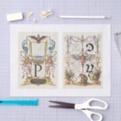 Papier Mousseline Découpage du jardin de calligraphie florale (Artisanat)