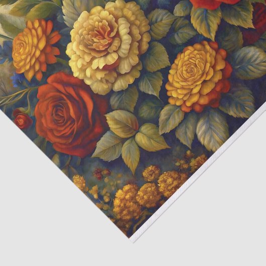 Papier Mousseline Découpage du jardin royal Rose (Détail)