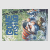 Papier Mousseline Découpage du jeu de pêche (Recto)