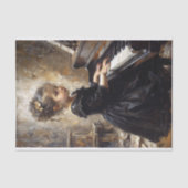 Papier Mousseline Découpage du jeune pianiste (Recto)