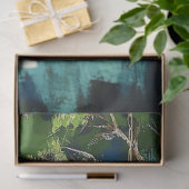 Papier Mousseline Découpage du lustre en bois vintage (Cadeau)