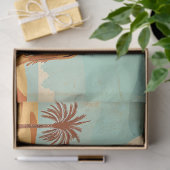 Papier Mousseline Découpage du mobilier de l'affiche en chameau vint (Cadeau)