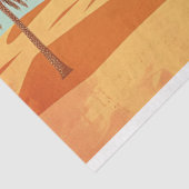 Papier Mousseline Découpage du mobilier de l'affiche en chameau vint (Détail)