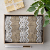 Papier Mousseline Découpage du mobilier en burlap et dentelle (Cadeau)