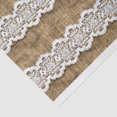 Papier Mousseline Découpage du mobilier en burlap et dentelle (Détail)