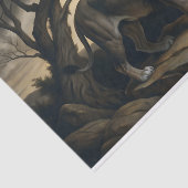 Papier Mousseline Découpage du mobilier en lion de Regal (Détail)