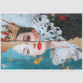 Papier Mousseline Découpage du Mois de l’histoire des femmes de la R (Recto)